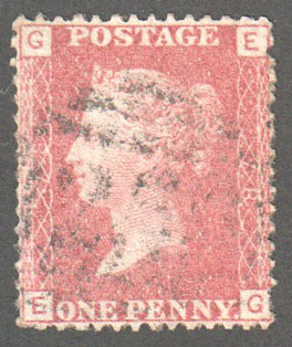 Great Britain Scott 33 Used Plate 78 - EG - Click Image to Close